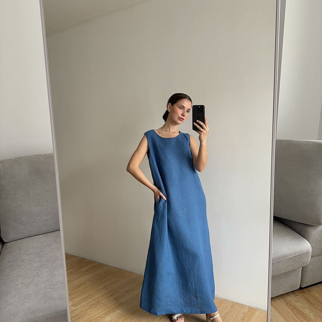 Купить Платье льняное Рами