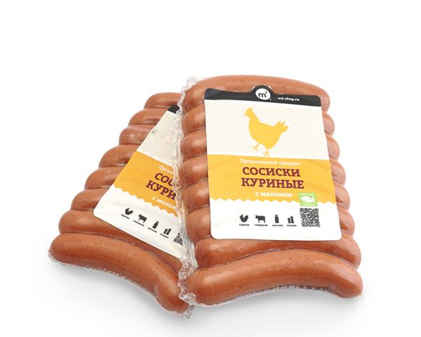 Купить Сосиски Куриные с молоком, 100 г.