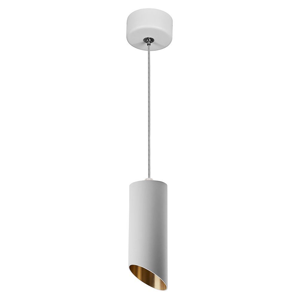 Купить Светильник потолочный на подвесе MR16 35W 230V, белый, золото, D55*H125 ML1818