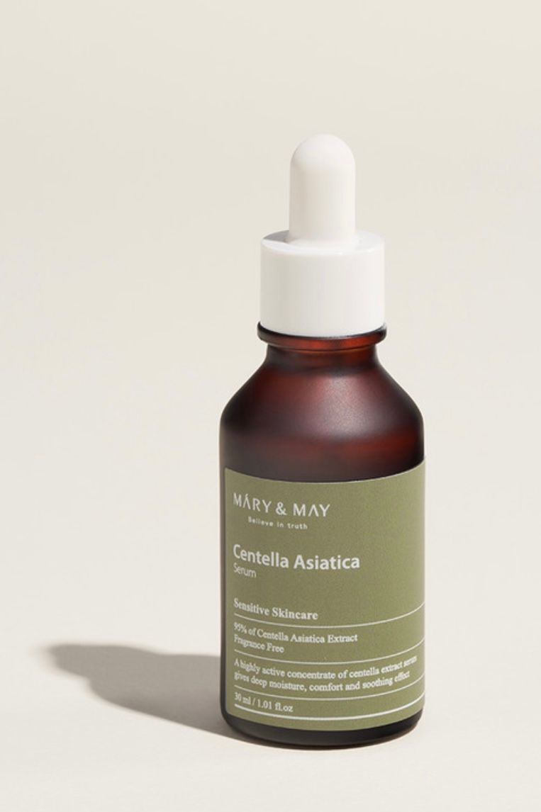 Купить MARY&MAY CENTELLA ASIATICA SERUM 30 ML Сыворотка Успокаивающая с центеллой
