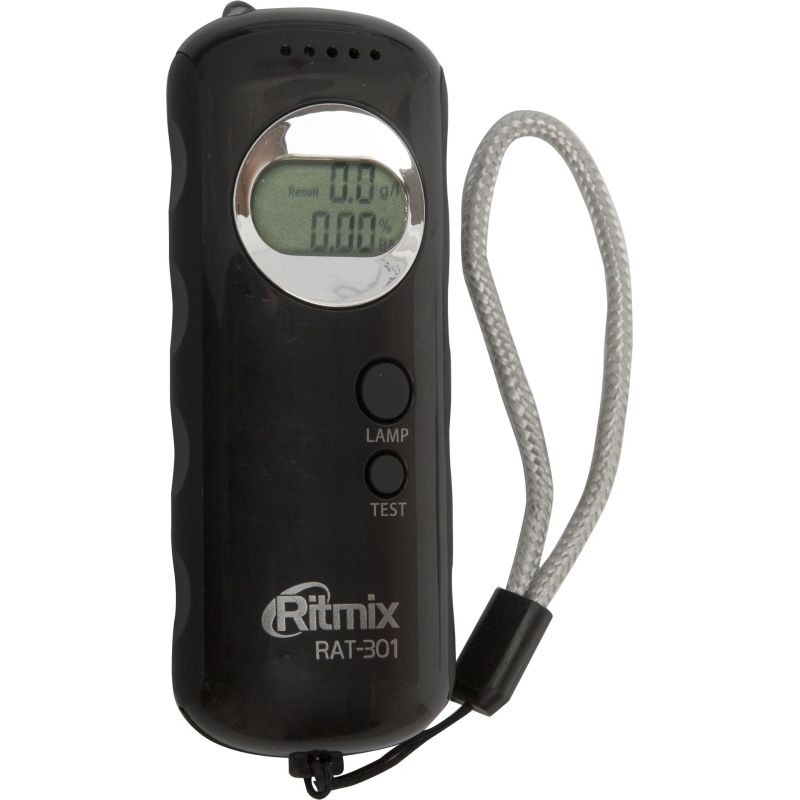 Купить Алкотестер Ritmix RAT-301 полупроводниковый датчик со встр.фонар.(15118363)