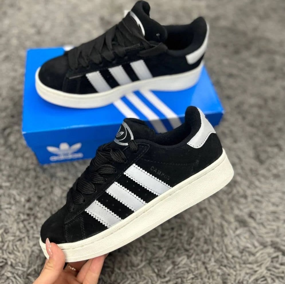 Купить Adidas Campus 00s, Black Reflective