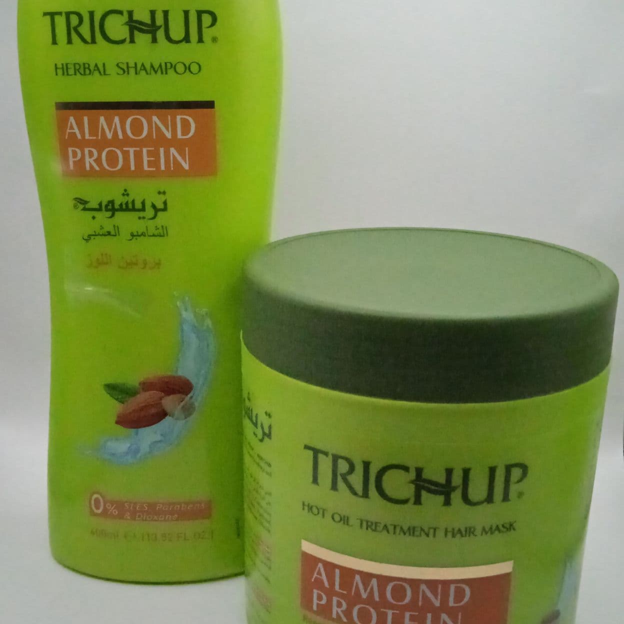 Купить Набор шампунь для волос Trichup, c натуральным протеином (Natural Protein) c миндальным протеином+ Маска для волос 500 и