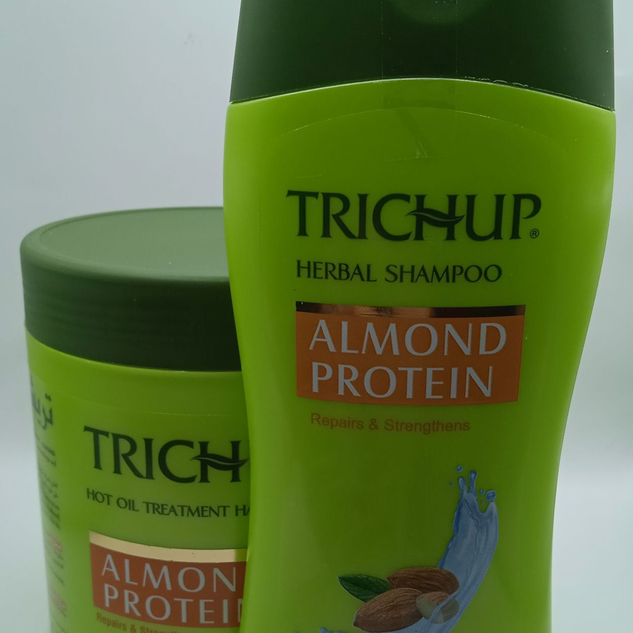 Купить Набор шампунь для волос Trichup, c натуральным протеином (Natural Protein) c миндальным протеином+ Маска для волос 500 и
