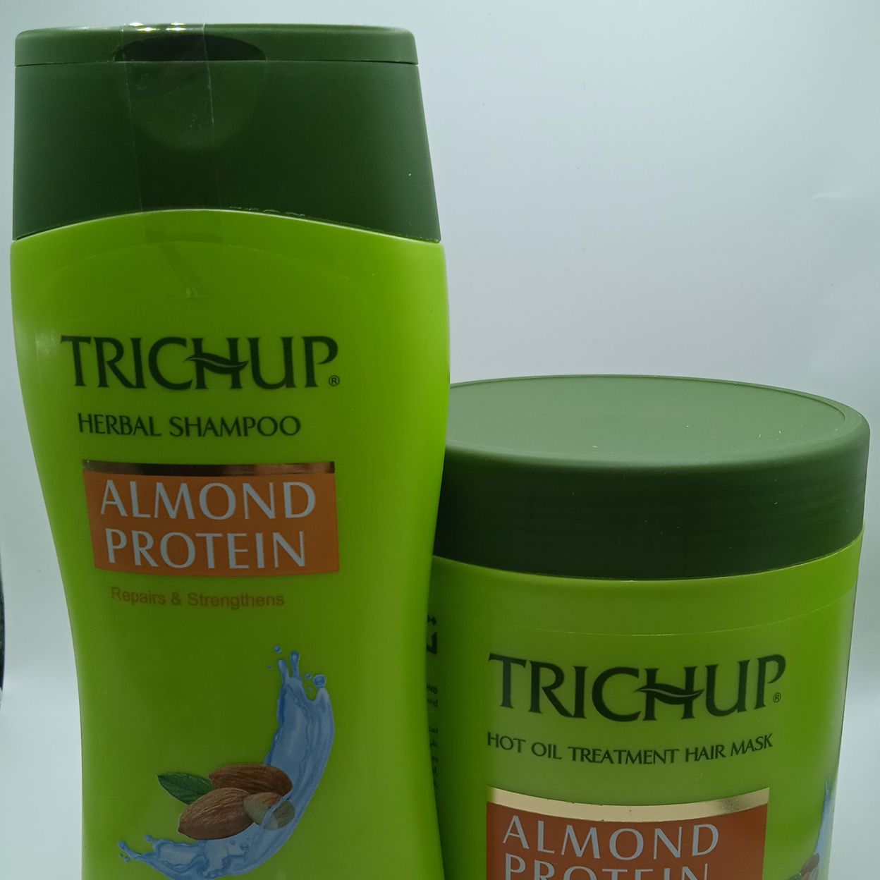Купить Набор шампунь для волос Trichup, c натуральным протеином (Natural Protein) c миндальным протеином+ Маска для волос 500 и