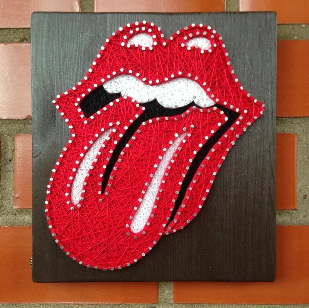 Купить Картина нитками "The Rolling Stones"