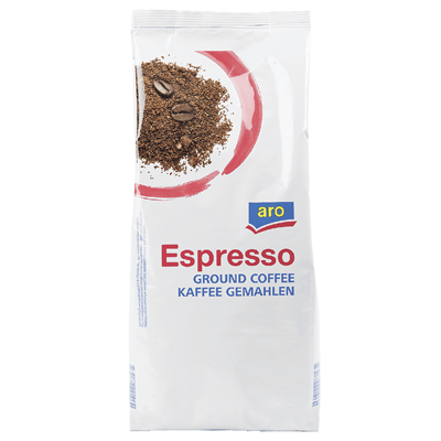 Купить ARO КОФЕ МОЛОТЫЙ НАТУРАЛЬНЫЙ ЖАРЕНЫЙ ДЛЯ ESPRESSO 1 КГ. доставка продуктов Тюмень . доставка продуктов в Тюмени . доставка фруктов Тюмень . дос