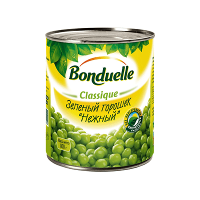 Купить ЗЕЛЕНЫЙ ГОРОШЕК BONDUELLE НЕЖНЫЙ 800 Г. доставка продуктов Тюмень . доставка продуктов в Тюмени . доставка фруктов Тюмень . доставка фруктов в 