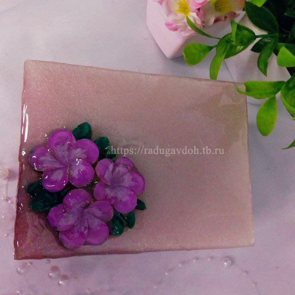 Купить 2 за 1 покупку! Шкатулка розовая                                     прямоугольная  с подарком                                " Плюмерия"      