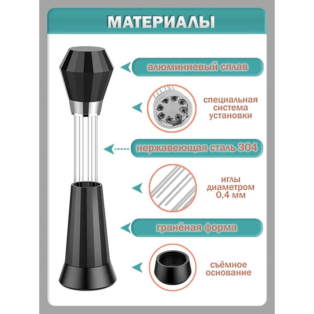 Купить Игольчатый распределитель с крышкой для кофе