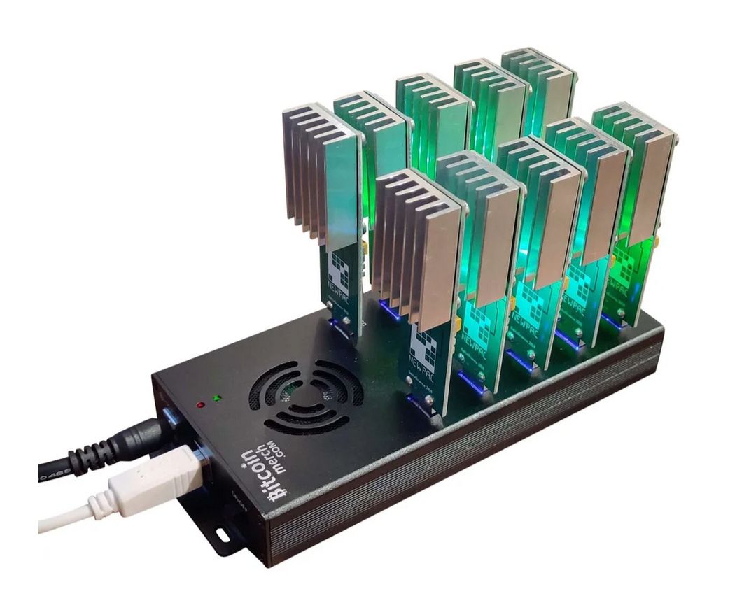 Купить BIZZAN - 10 Port Powered USB Hub / [Bitcoin Merch]