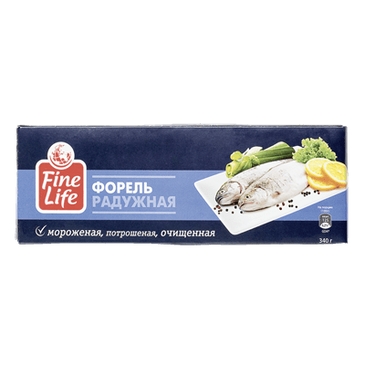 Купить ФОРЕЛЬ РАДУЖНАЯ FINE LIFE 340 Г. доставка продуктов тюмень . доставка продуктов в тюмени . доставка фруктов тюмень . доставка фруктов в тюмени 