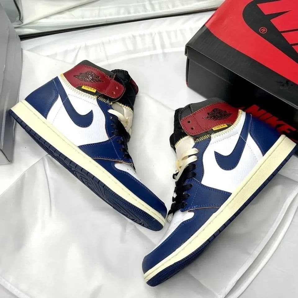 Купить Nike Air Jordan 1 High, Red Blue