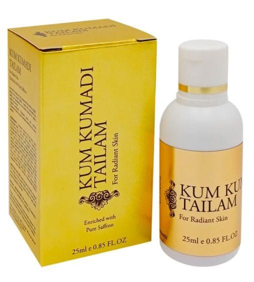 Купить Vasu KUM KUMADI Tailam Oil Кумкумади омолаживающее масло для лица / 50 мл