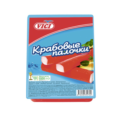 Купить КРАБОВЫЕ ПАЛОЧКИ VICI 1 КГ. доставка продуктов Тюмень . доставка продуктов в Тюмени . доставка фруктов Тюмень . доставка фруктов в Тюмени . дос