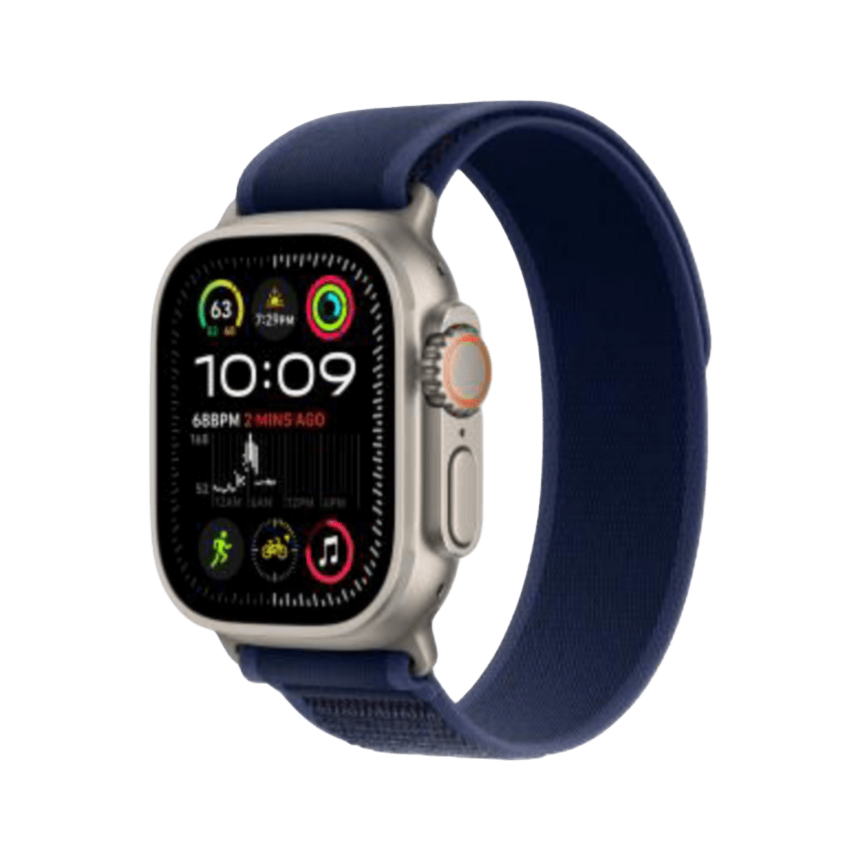 Купить Apple Watch Ultra 2 49 мм Titanium Case, титановый/Blue Trail Loop (2024)