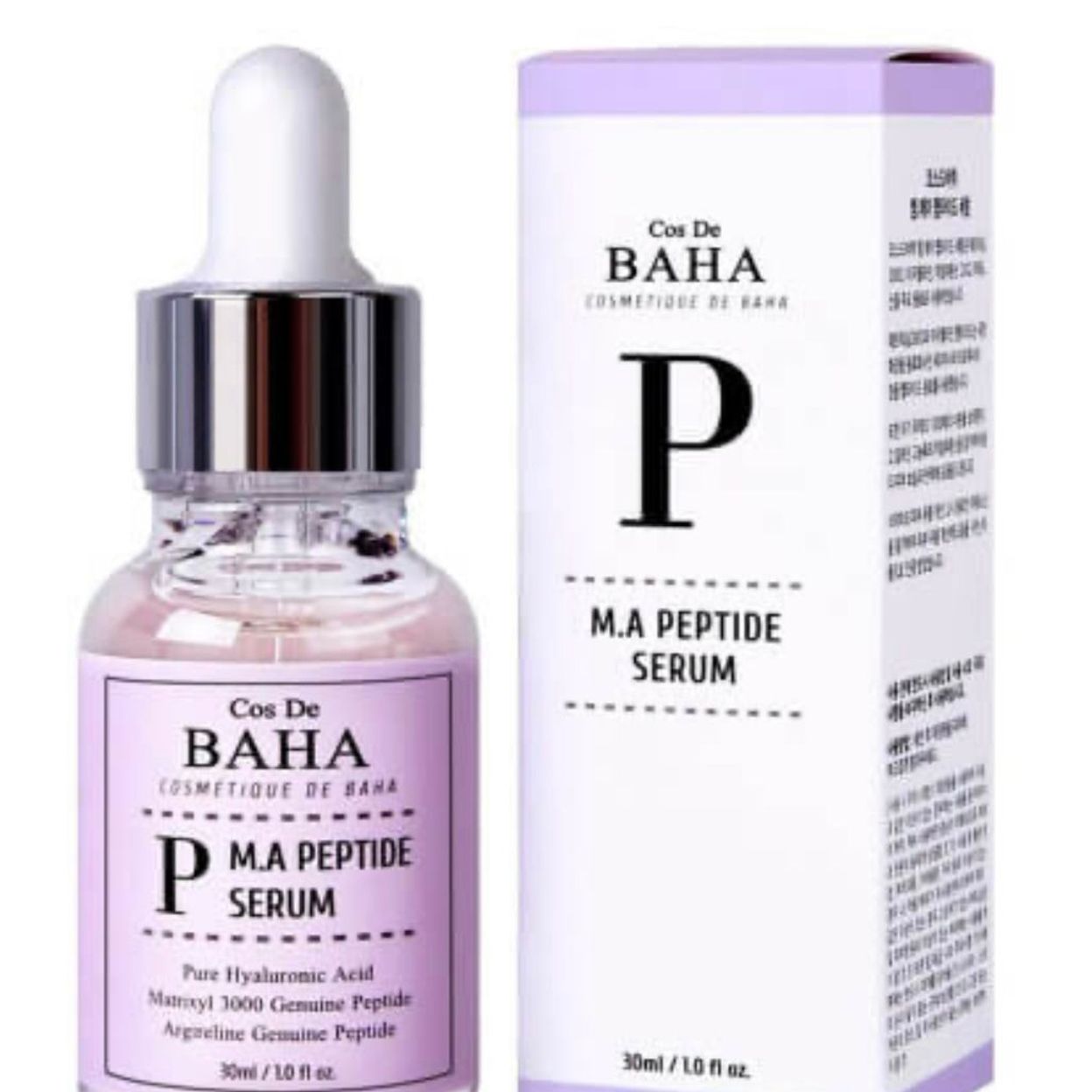 Купить Cos De BAHA Сыворотка для лица пептидная с матриксилом и аргирелином M.A Peptide Serum, 30 мл