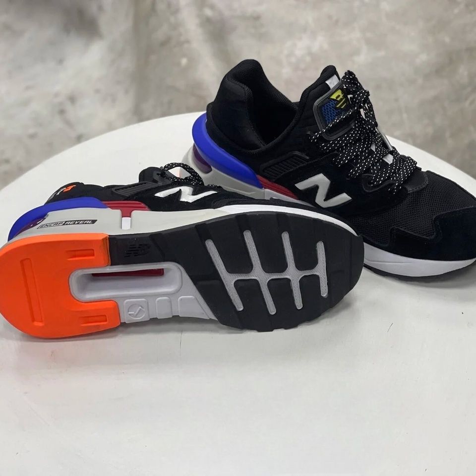 Купить New Balance 997, Black/Red/Blue