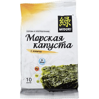 Купить ЧИПСЫ НОРИ MIDORI КИМЧИ 5 Г. с доставкой на дом . Доставка продуктов Тюмень , доставка продуктов в Тюмени , dostavka-produktov-tyumen , dostavk
