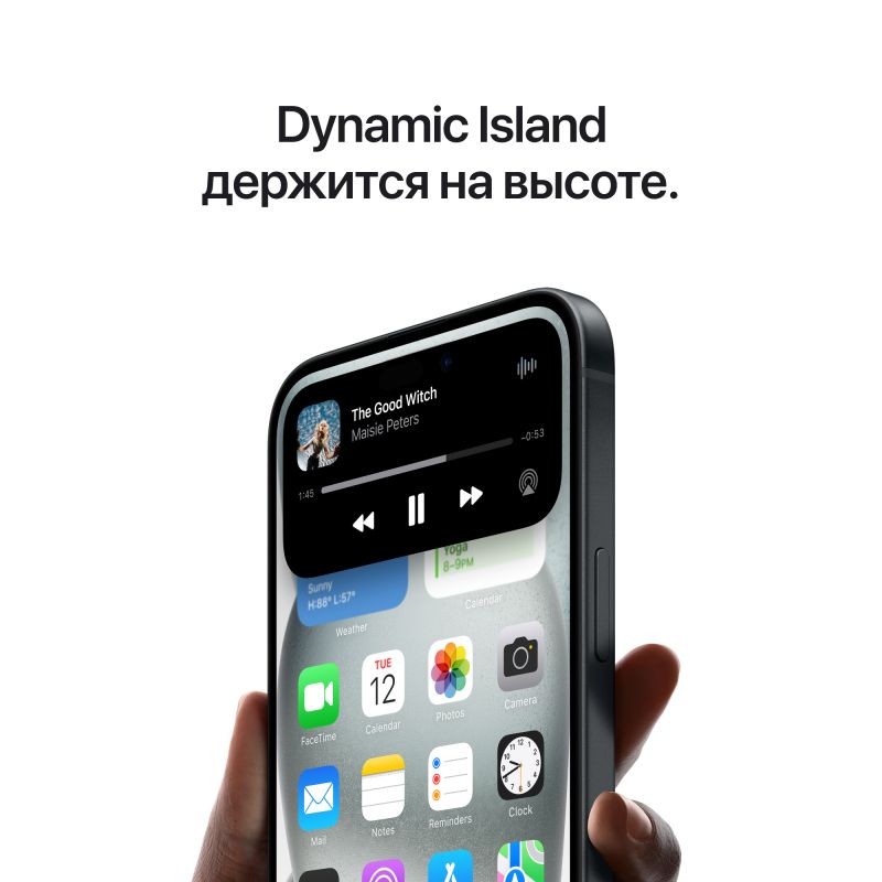 Купить Apple iPhone 15, черный