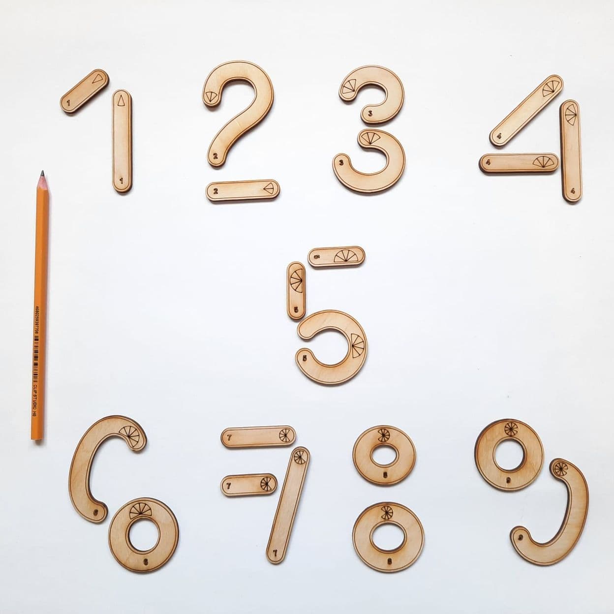 Купить Трафареты и цифры с элементами