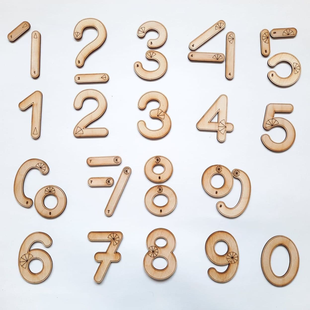 Купить Трафареты и цифры с элементами