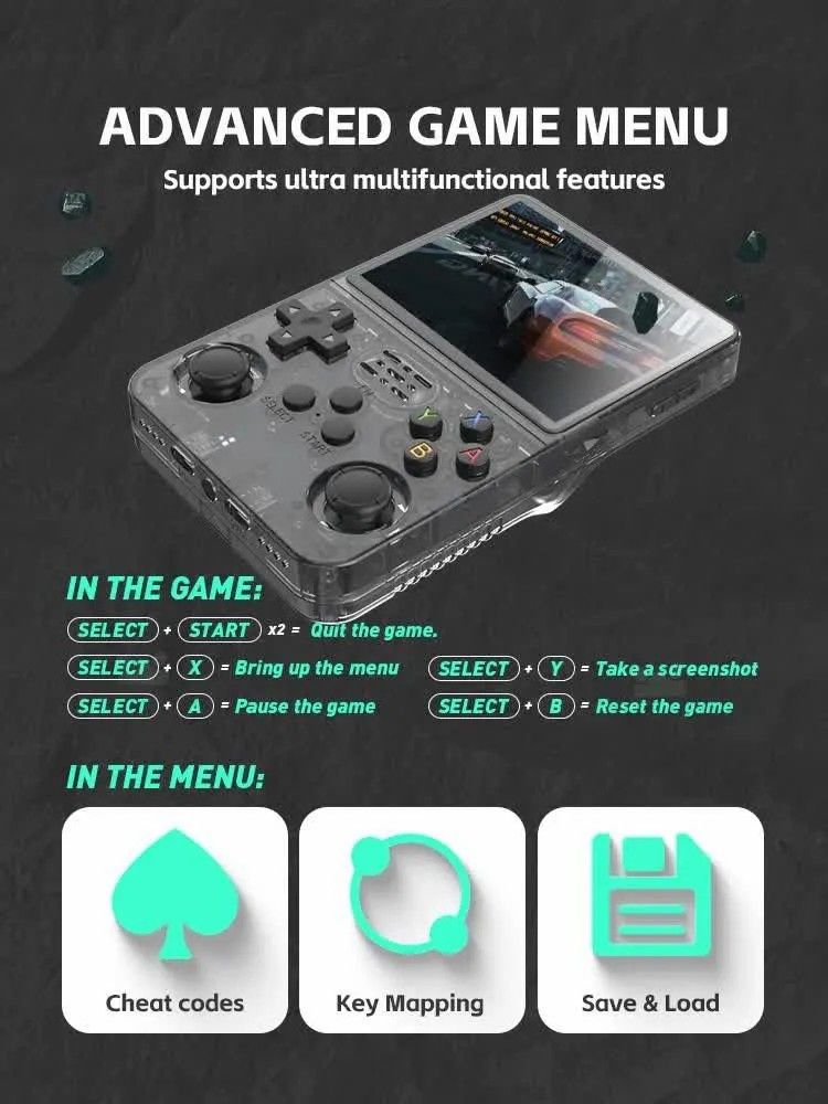 Купить Портативная игровая консоль R36S