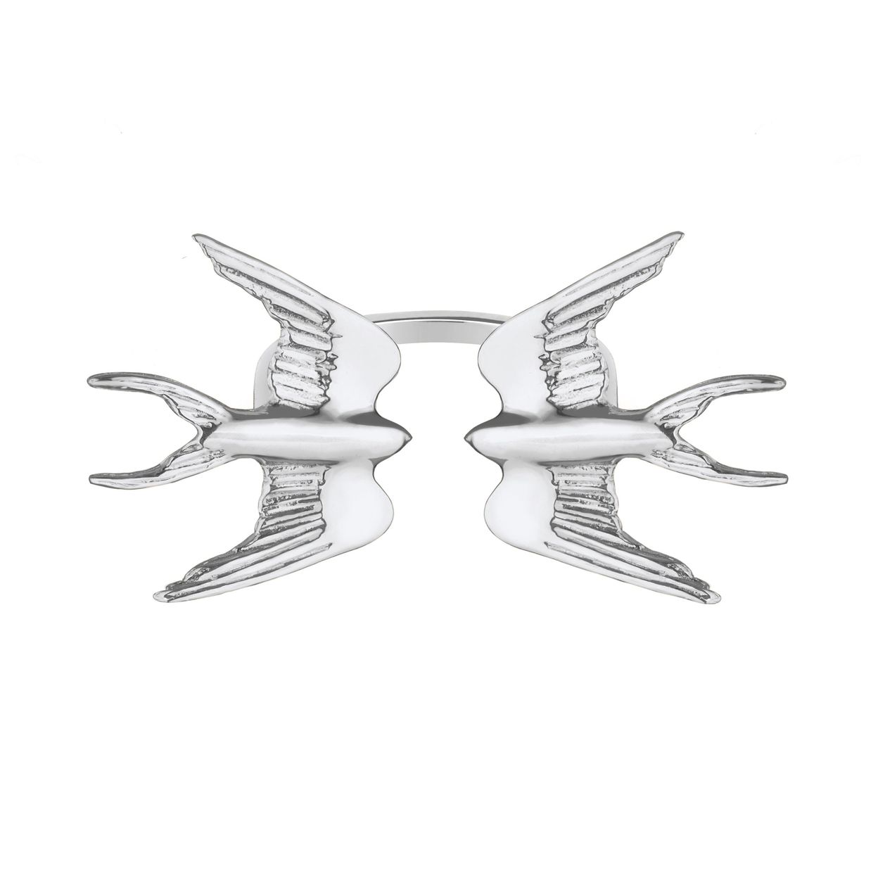 Купить MY SWALLOWS 2.0 Кольцо безразмерное с маленькими ласточками, планирование