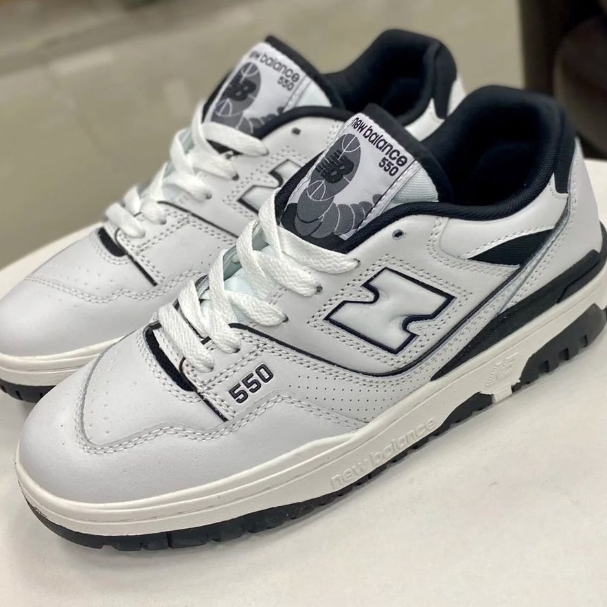 Купить New Balance 550, White/Black