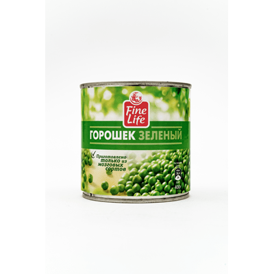 Купить ГОРОШЕК ЗЕЛЕНЫЙ FINE LIFE 425 Г. доставка продуктов Тюмень . доставка продуктов в Тюмени . доставка фруктов Тюмень . доставка фруктов в Тюмени 