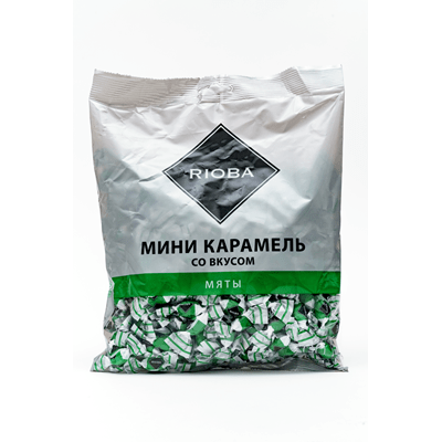 Купить RIOBA КАРАМЕЛЬ МИНИ СО ВКУСОМ МЯТЫ 500 Г. доставка продуктов Тюмень . доставка продуктов в Тюмени . доставка фруктов Тюмень . доставка фруктов 