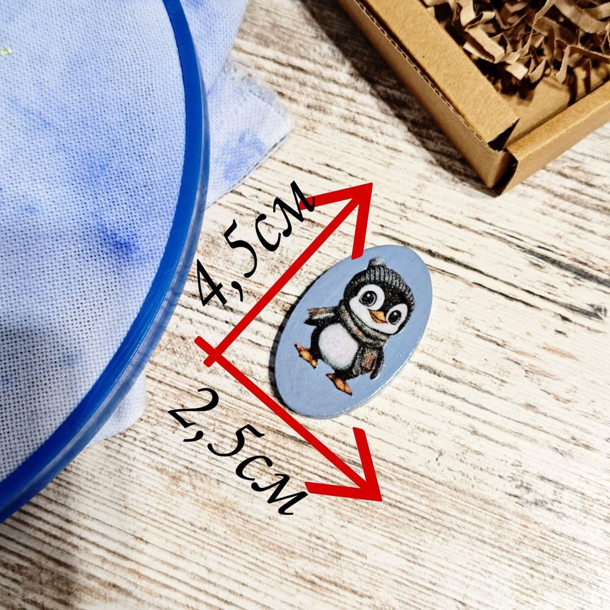 Купить Магнитная игольница "Пингвиненок"