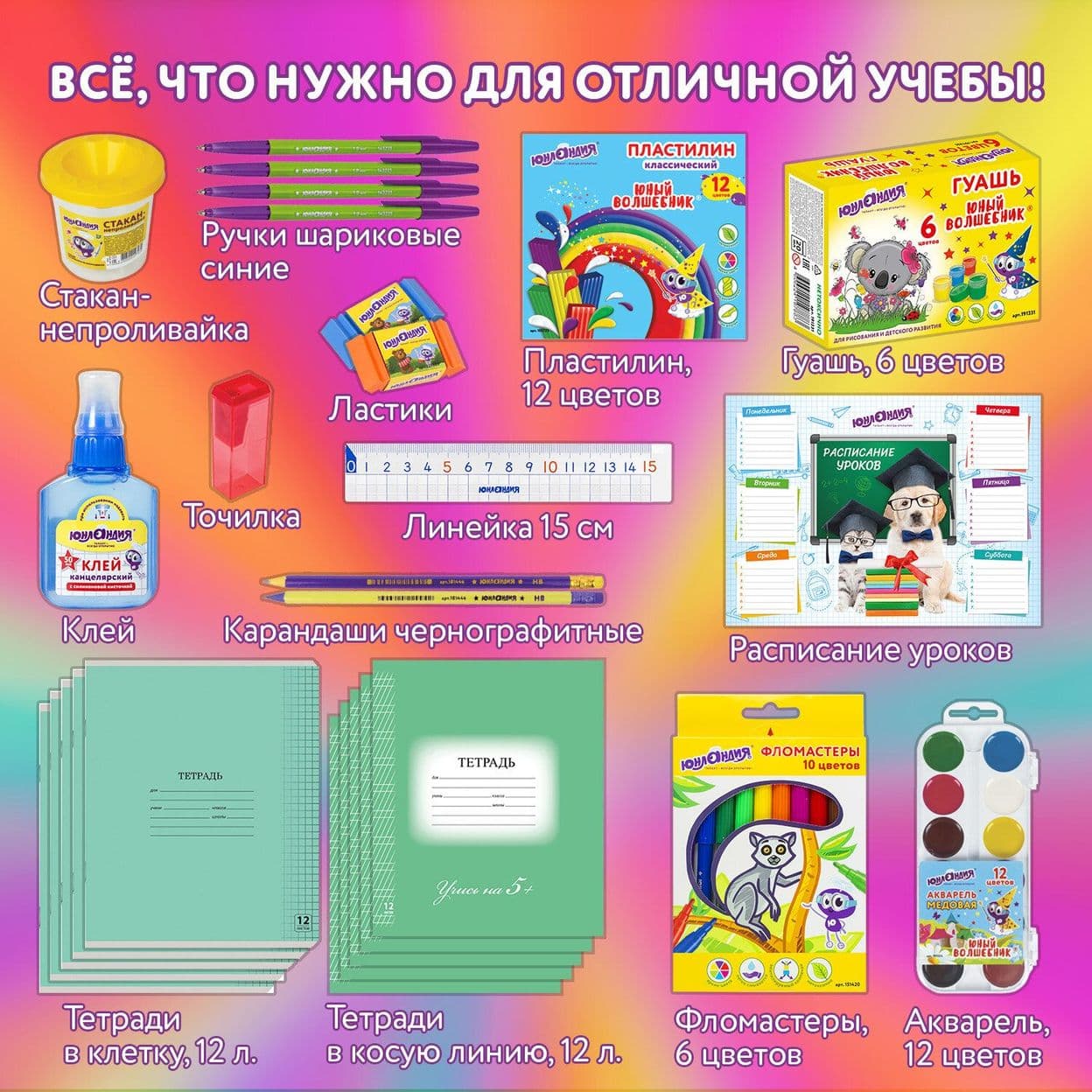 Купить НАБОР ПЕРВОКЛАССНИКА