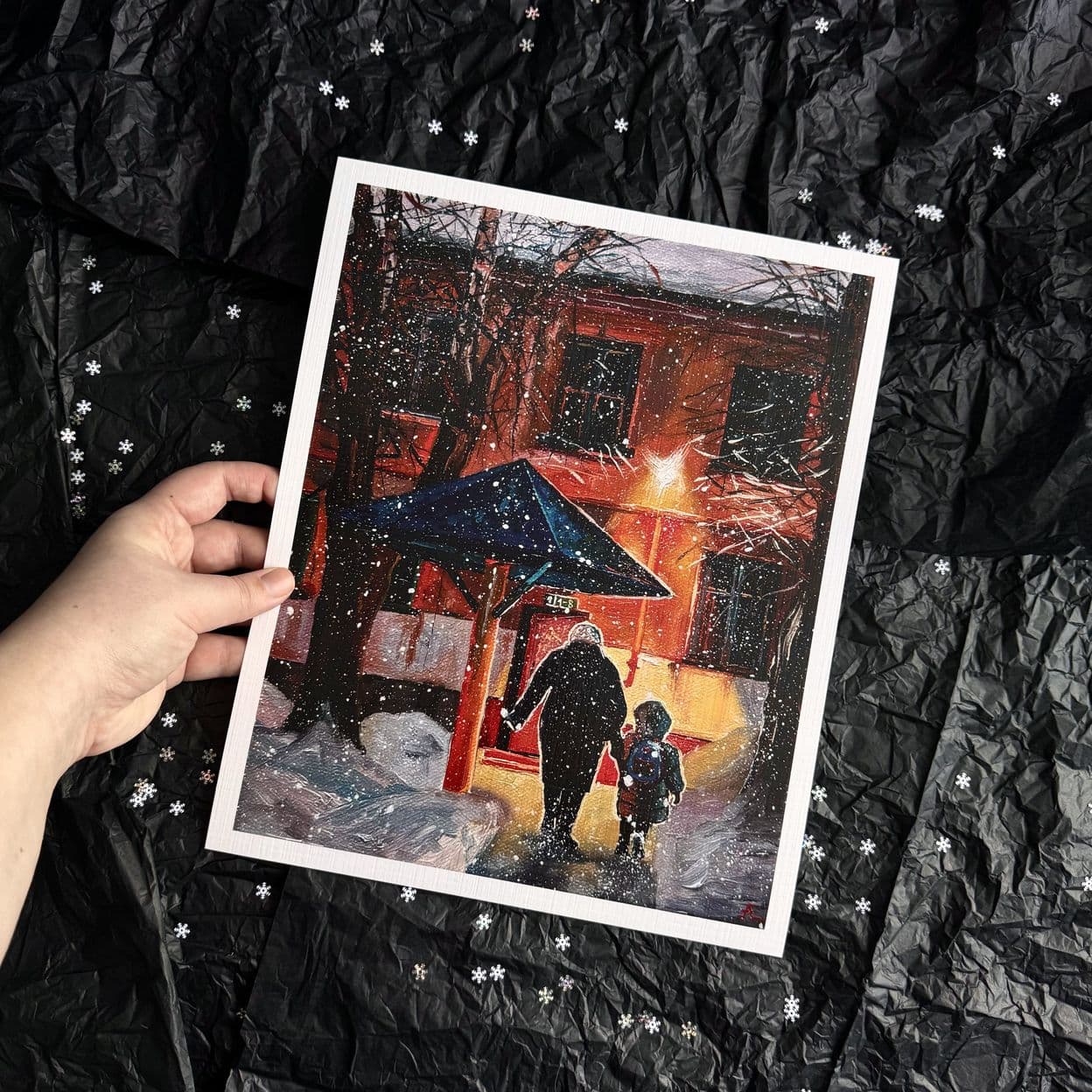 Купить Постер "С бабушкой"