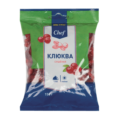 Купить КЛЮКВА METRO CHEF СУШЕНАЯ 150Г. доставка продуктов тюмень . доставка продуктов в тюмени . доставка фруктов тюмень . доставка фруктов в тюмени .